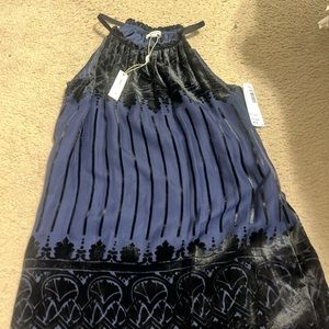 Navy blue max studio mini dress size xs.